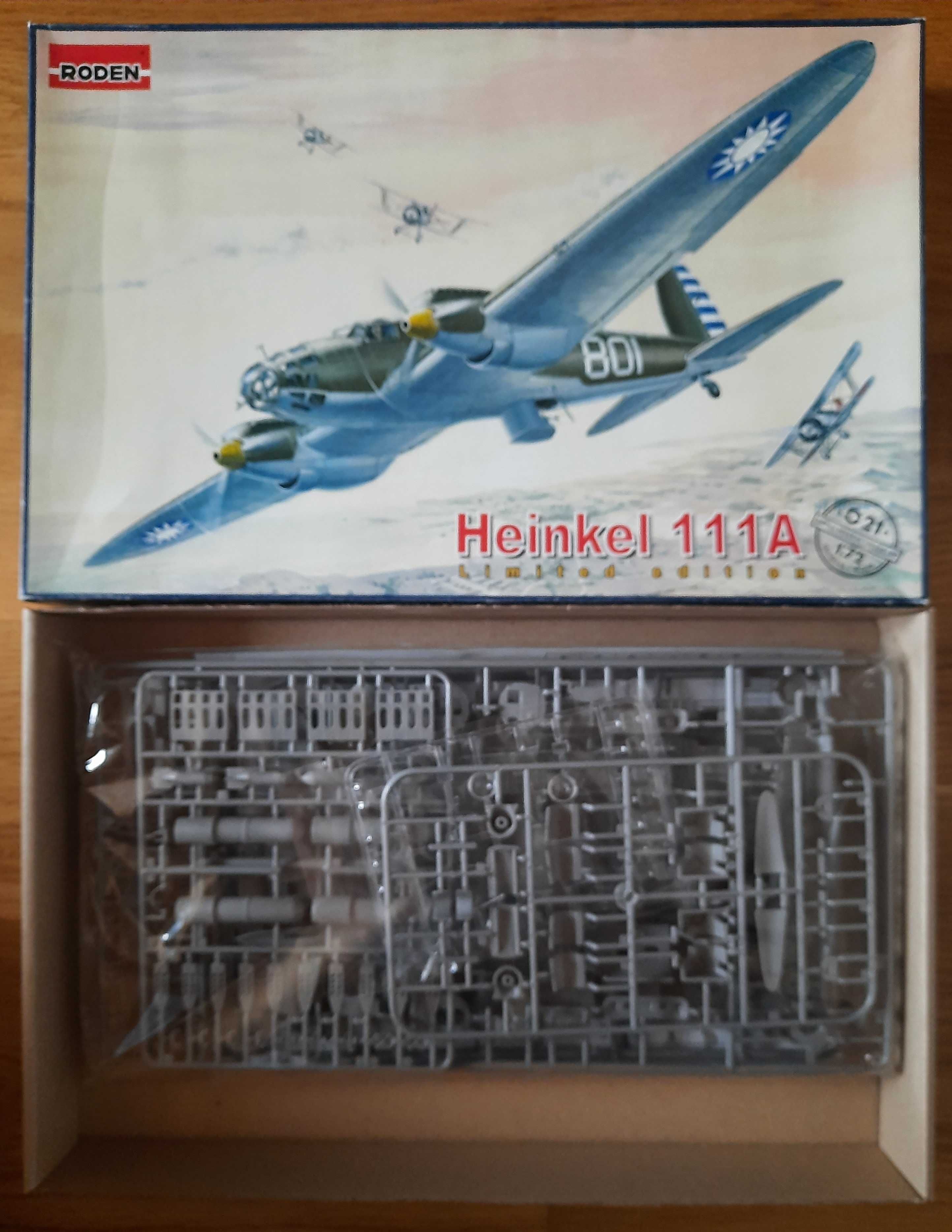 Roden model do sklejania Heinkel 111A skala 1/72
