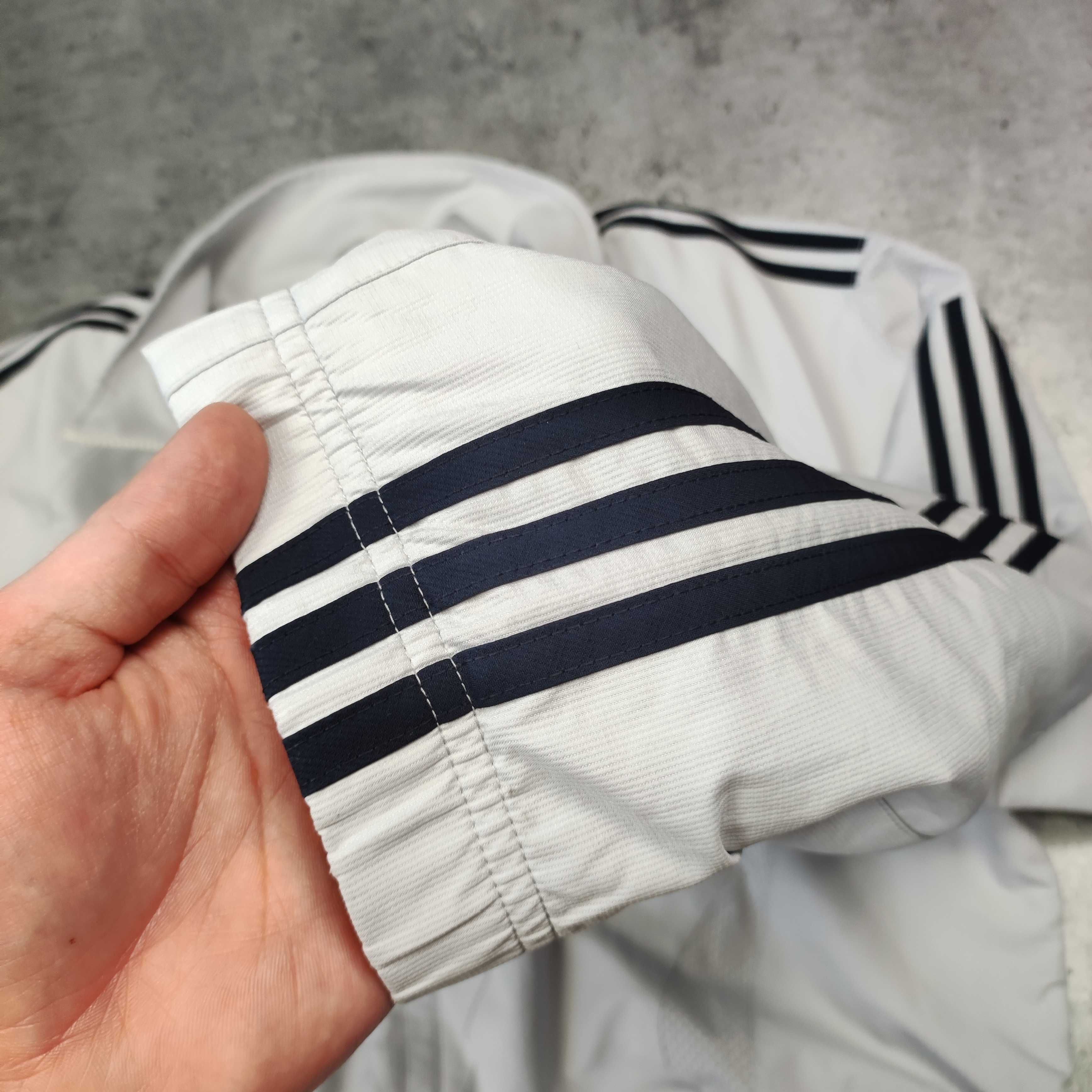 MĘSKA Retro Vintage Kurtka przejściowa 3 Paski Adidas Rozpinana Siatka