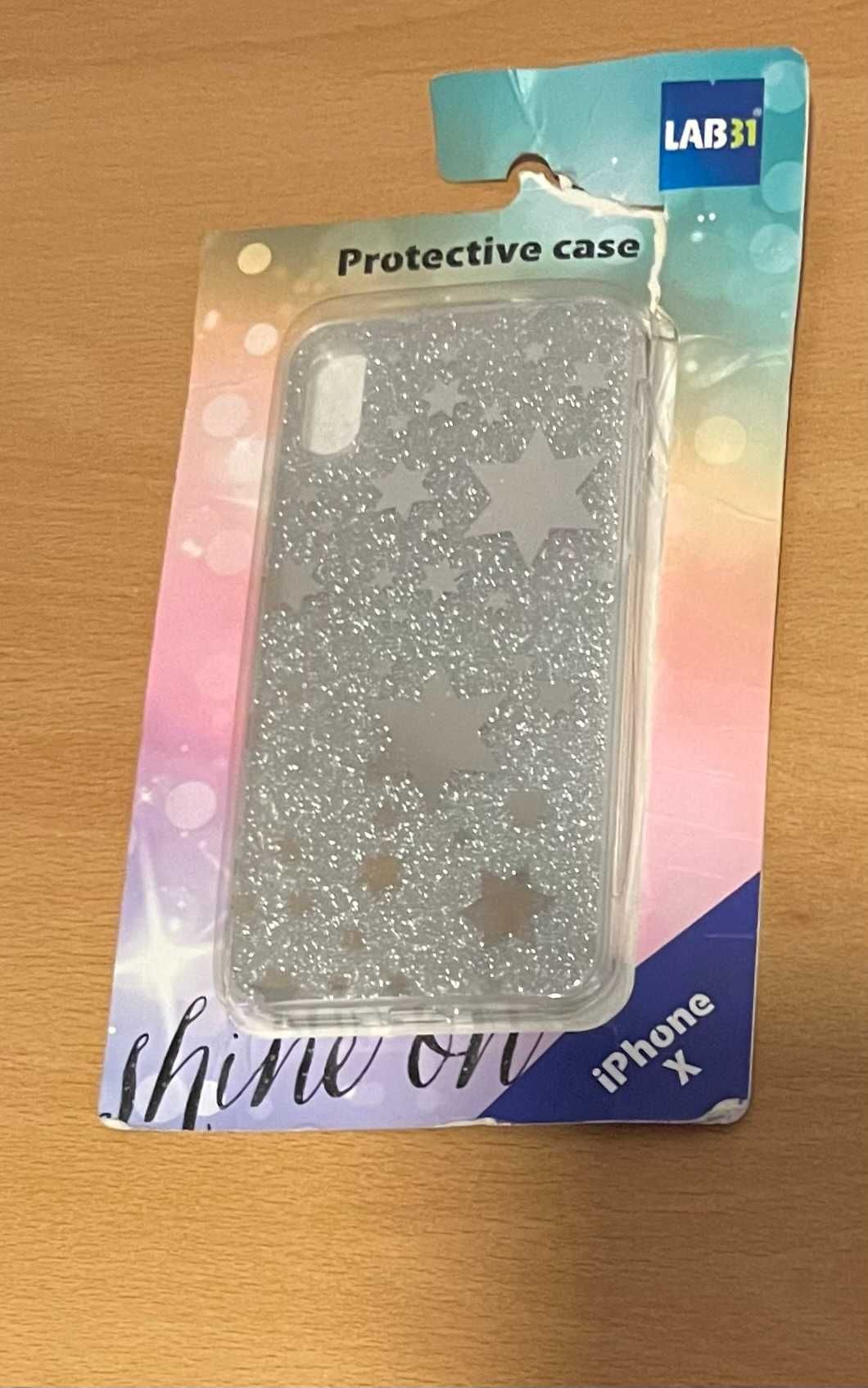 Piękne, srebrne etui do Iphone XS