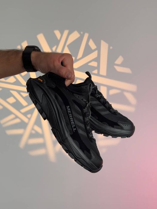 ТОП! Merrell Moab Speed 2 All Black 41 42 43 44 45 мерели чорні