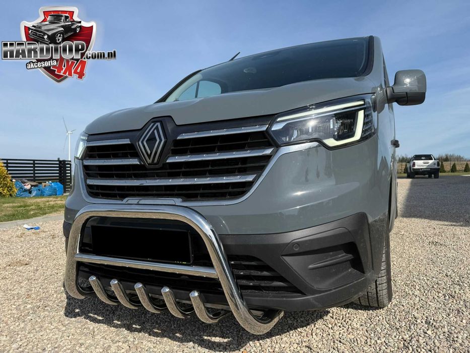 Orurowanie Renault Master Kły Baranek niskie Grill Chrom