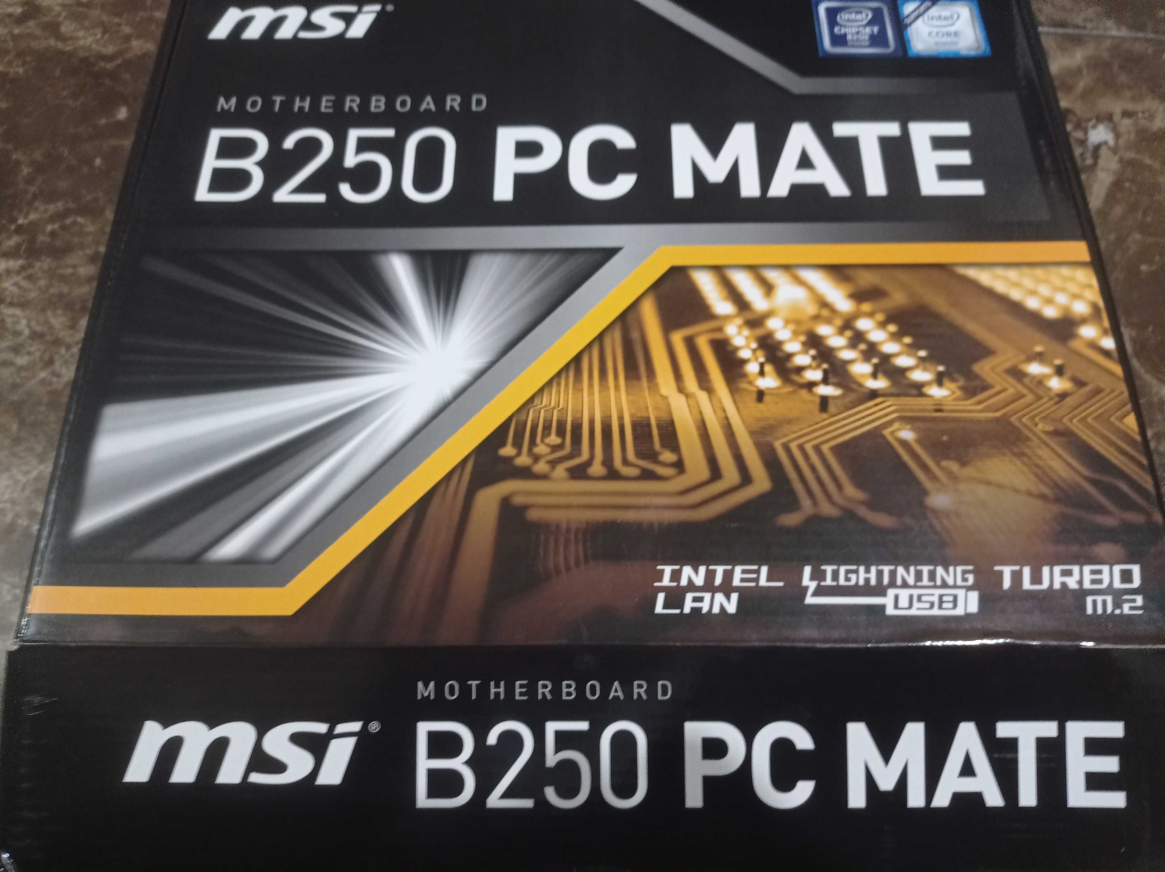 MSI B250 PC Mate +Intel Core i5 i57400