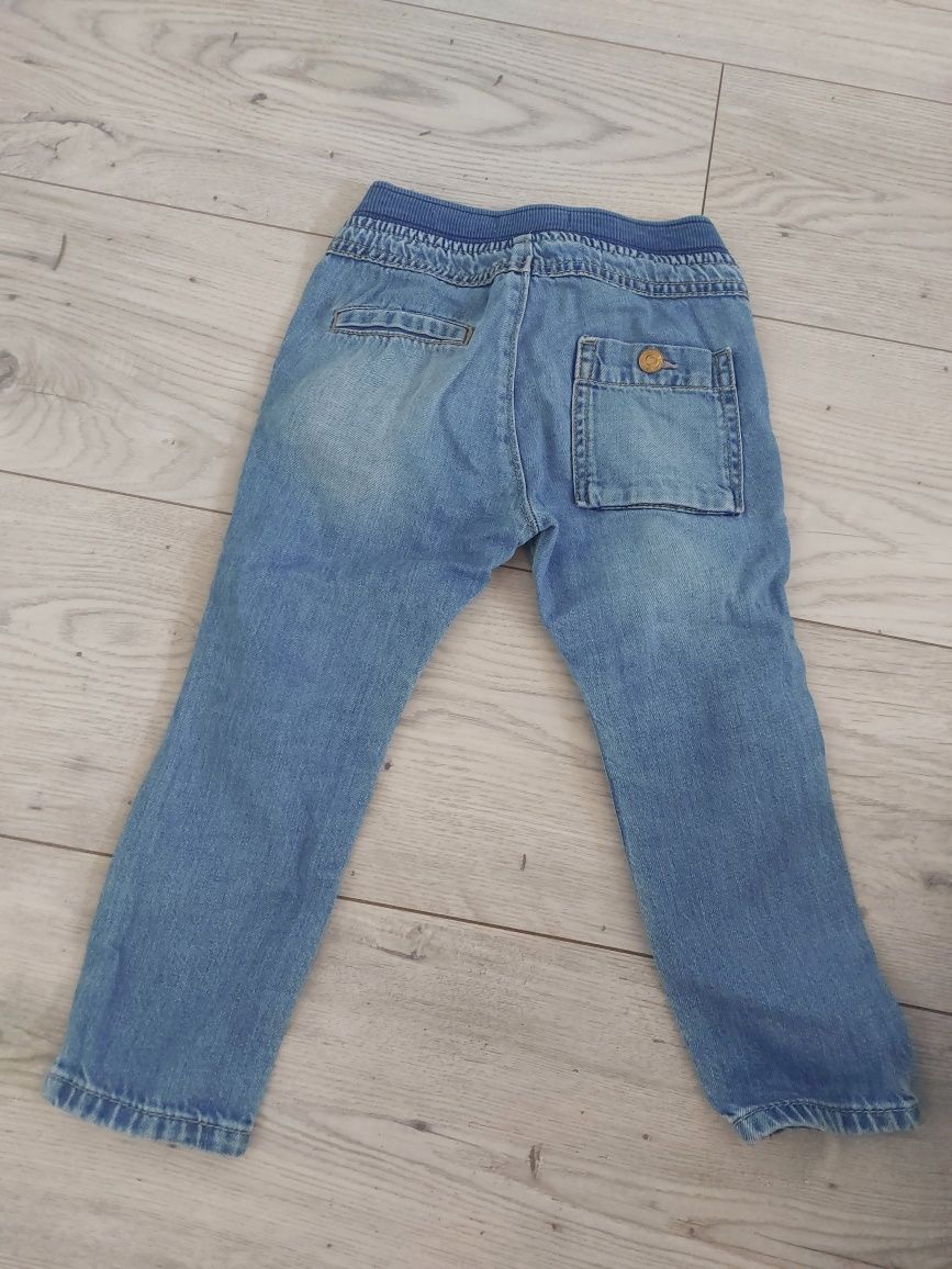 Jeansy spodnie zara dla chłopca 98 gratis