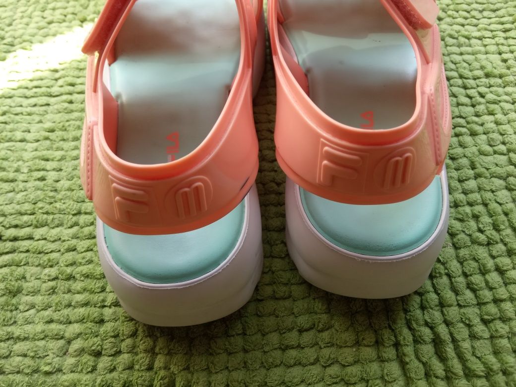 Różowe sandały Melissa Fila r.38