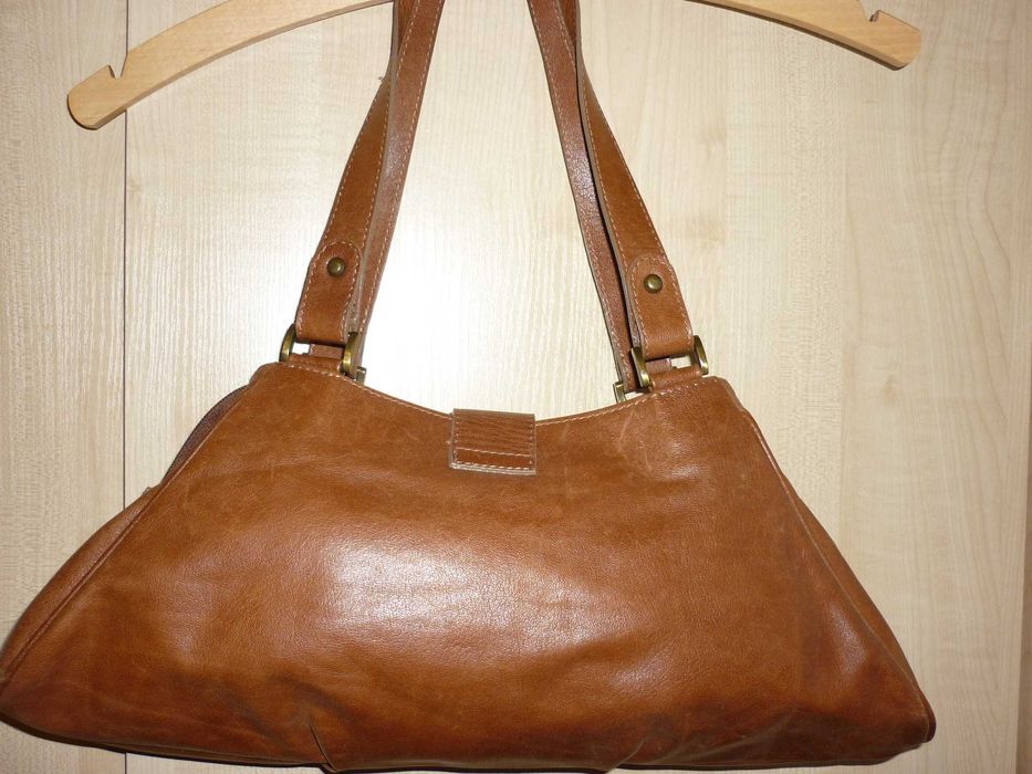 Piękna !!! Vip Collection !!! skóra licowa ! złote okucia !