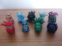 figurki ogoniaste bestie Naruto Tailed Beasts zestaw 9 szt.