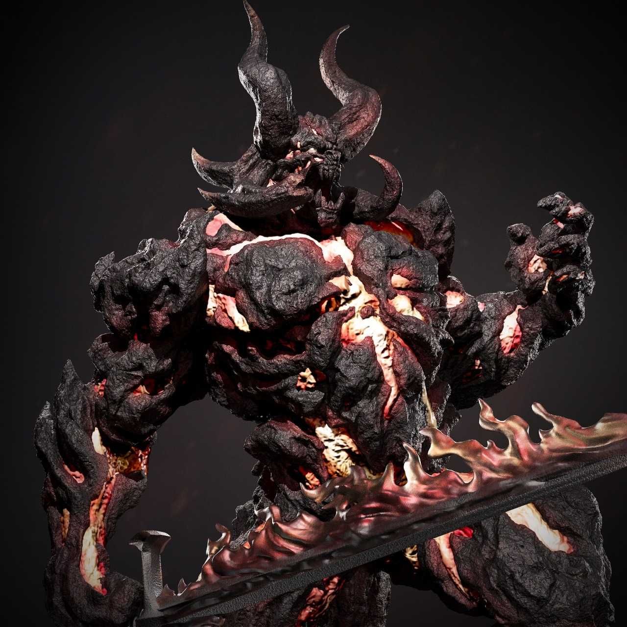 Druk 3d Surtur figurka