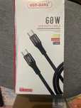 #Przewód/Ładowarka#2X Typ C#60W#Nylon#NR 5#