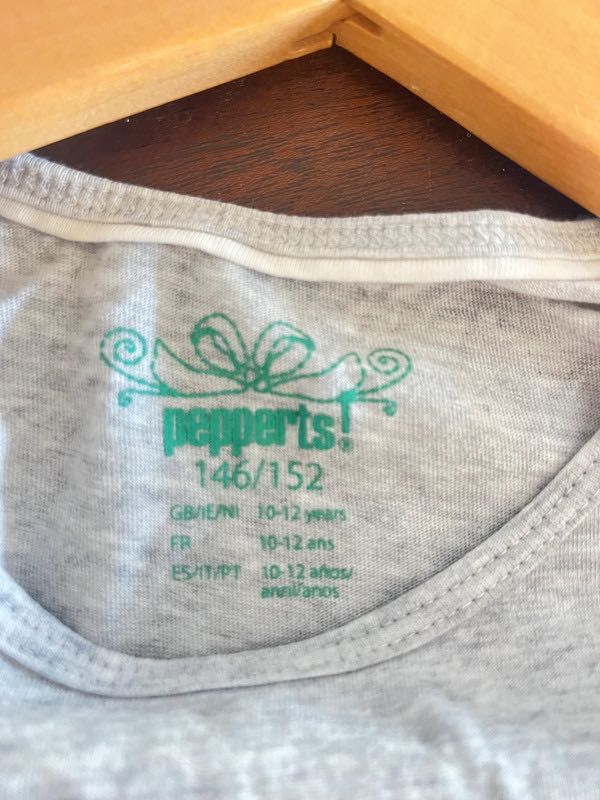 T-shirt Algodão Pepperts 10-12 Anos/Pepperts Cotton T-shirt 10-12 Y