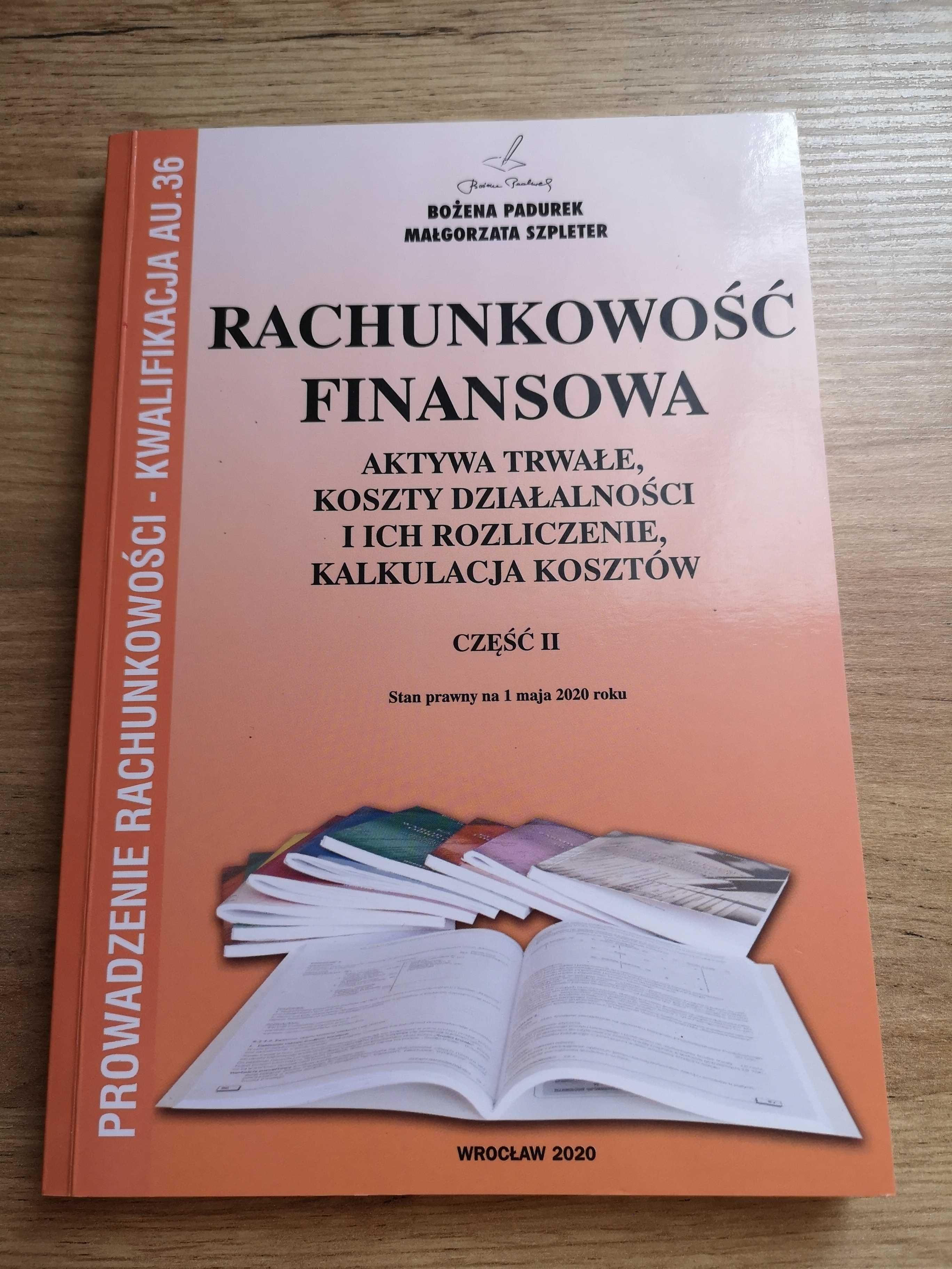 Rachunkowość finansowa część II (2), Bożena Padurek