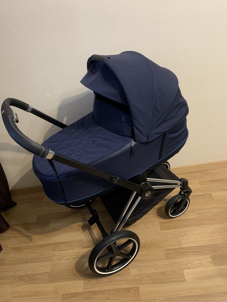 Люлька Cybex Priam lux синя Сайбекс