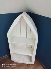 Regał łódka drewniany