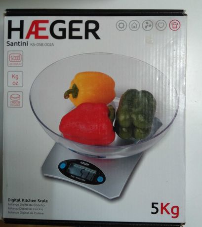 Balança de cozinha Haeger Santini 5kg