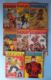 Lote SUPERAVENTURAS MARVEL antigas