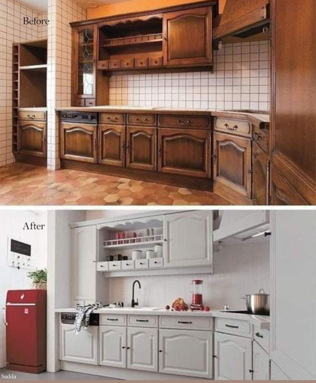 Renovação em móveis com pintura lacagem