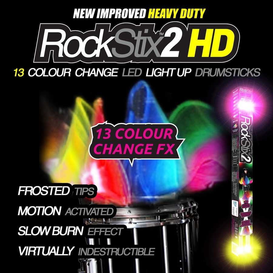 Świecące pałki perkusyjne RockStix LED