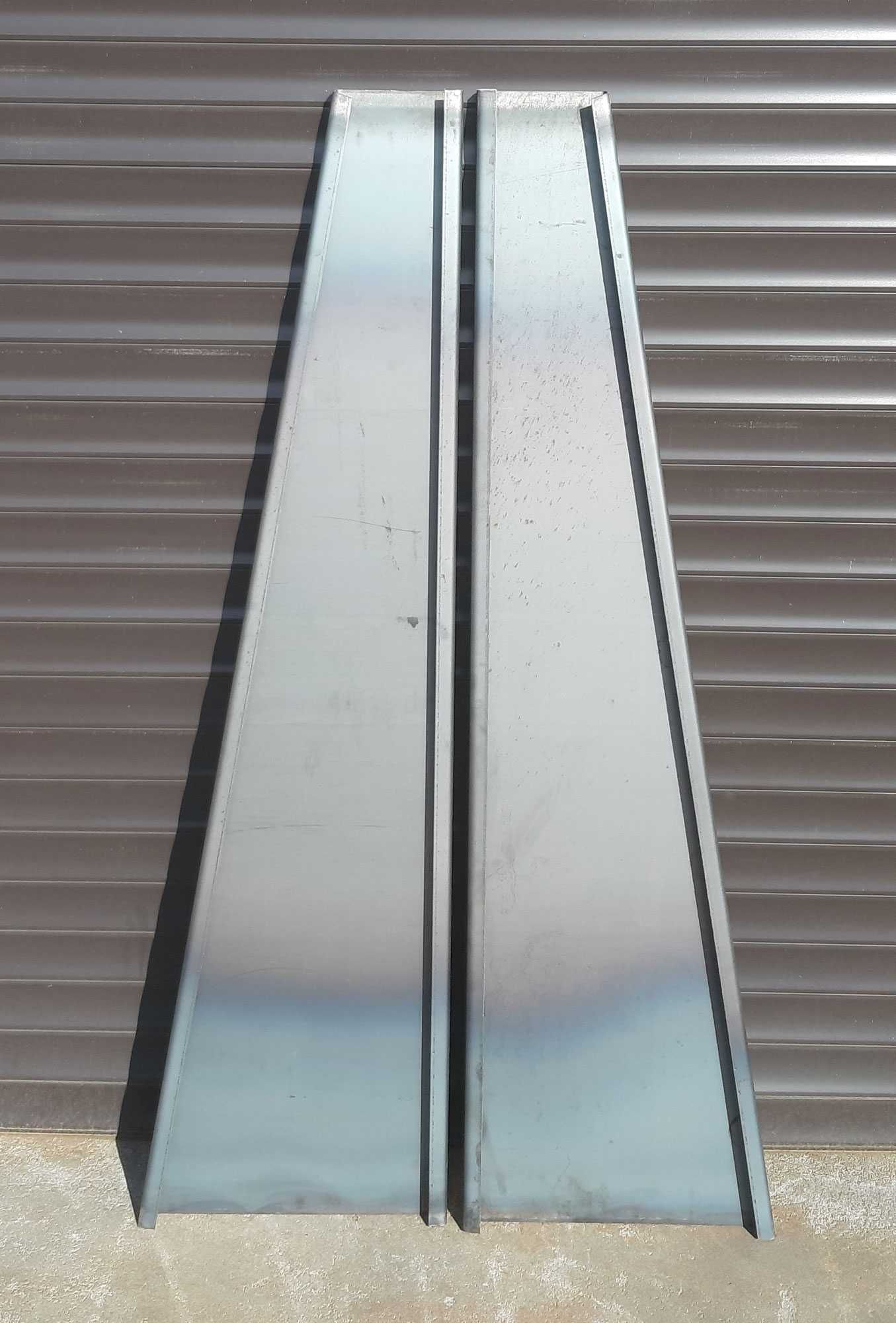 Belka zakabinowa aluminiowa wys 125cm ochronna Laweta Najazd Platforma