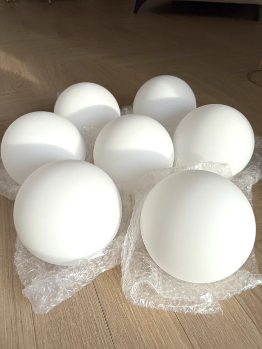 Klosz kula mleczna biala matowa kule klosze lampa
