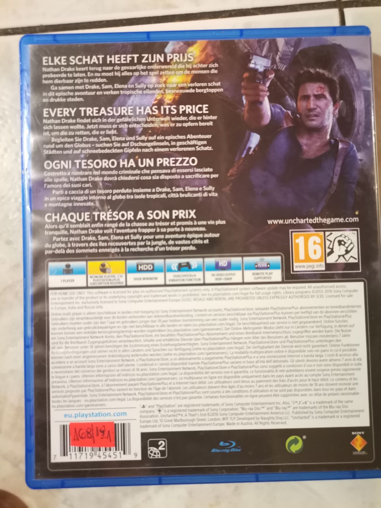 Uncharted 4 ps4 gra