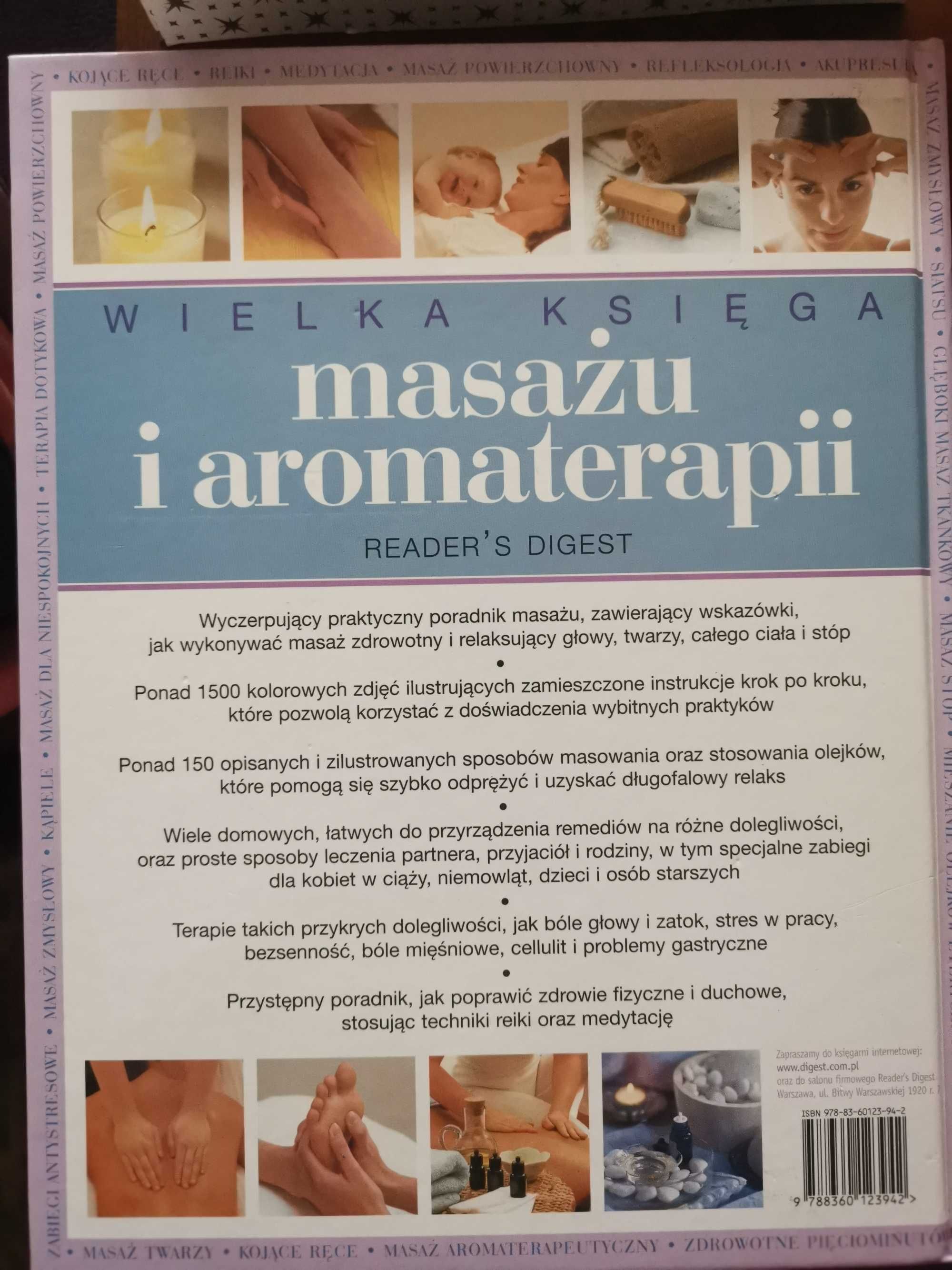 Książka Wielka księga masażu i aromaterapii Reader's Digest