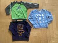 Zestaw Bluz, bluzy adidas, GAP, H&M, rozm. 98-104