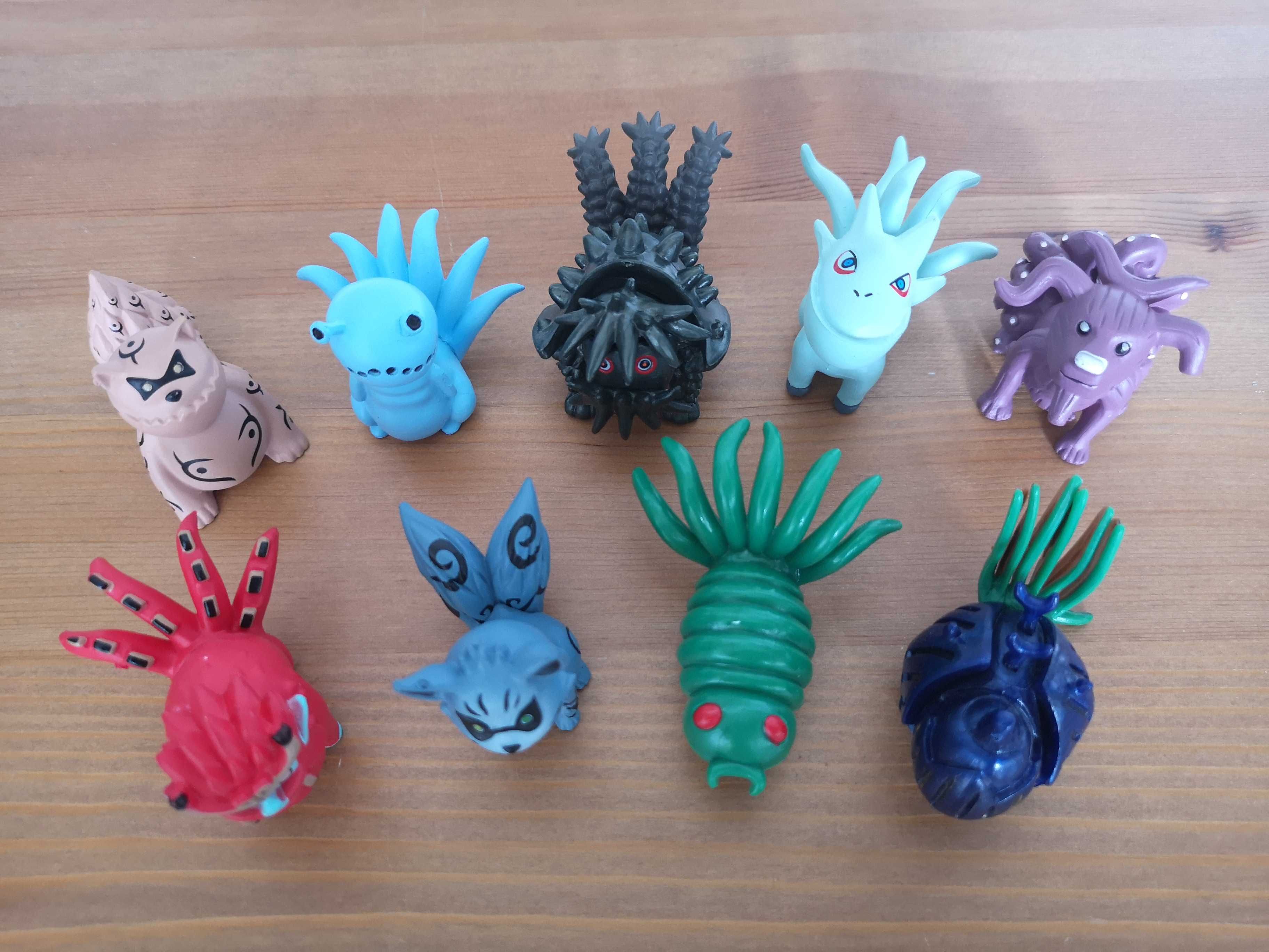 figurki ogoniaste bestie Naruto Tailed Beasts zestaw 9 szt.
