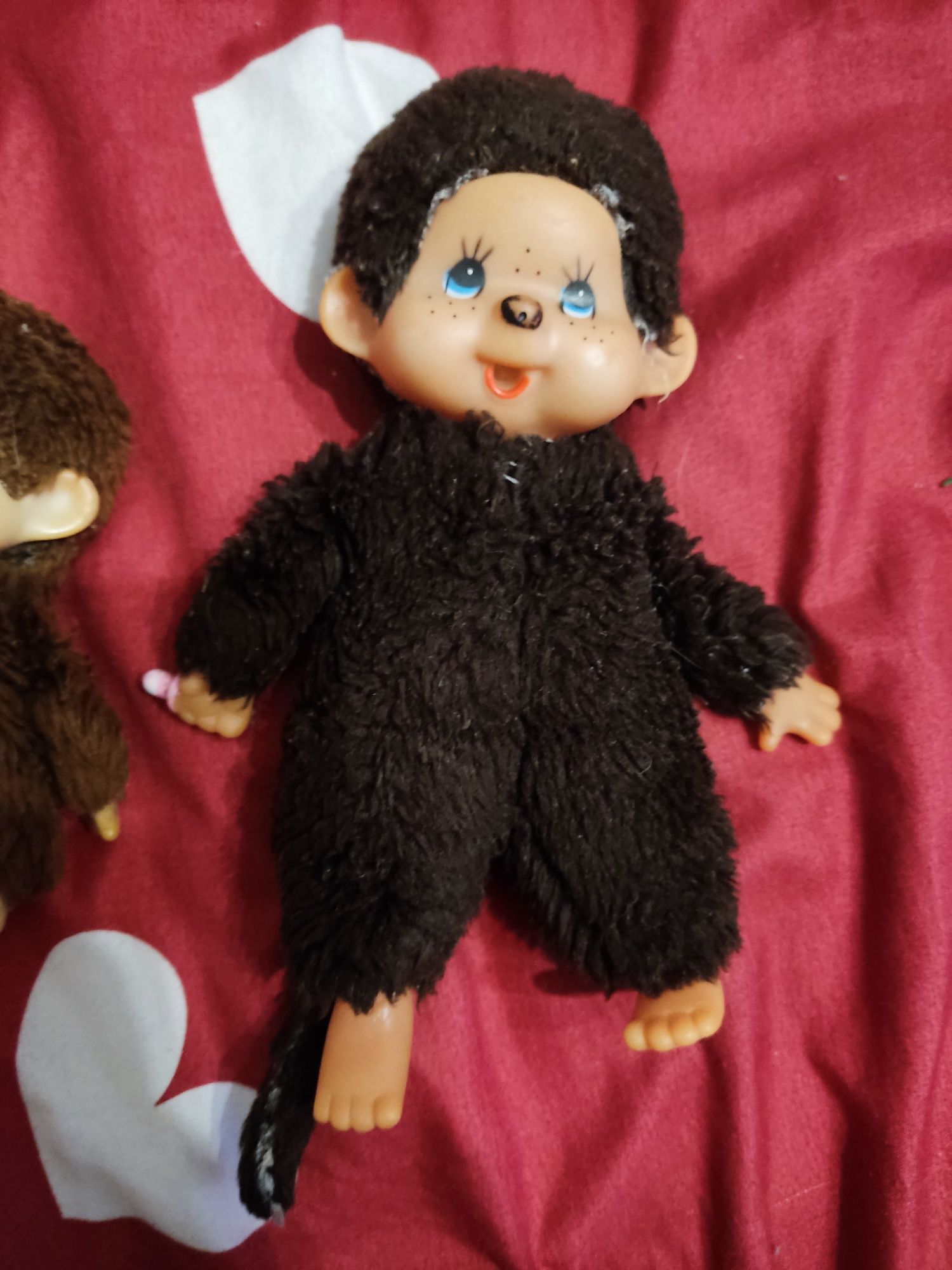 Maskotka Małpka Monchhichi rodzina prl