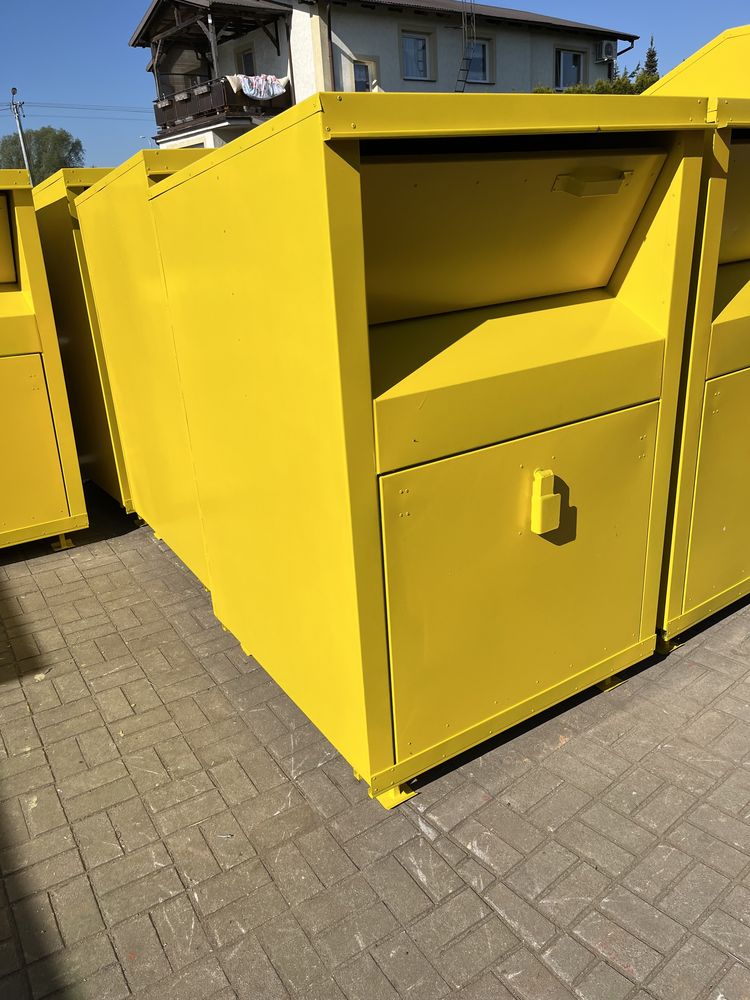 Kontener na odzież używaną pojemnik kontener do zbiórki
