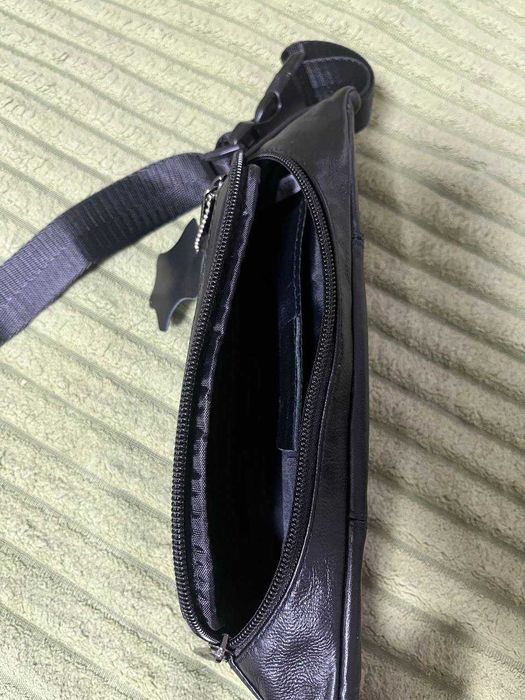 Поясна бананка з натуральної шкіри, поясная на пояс бананка кожанная