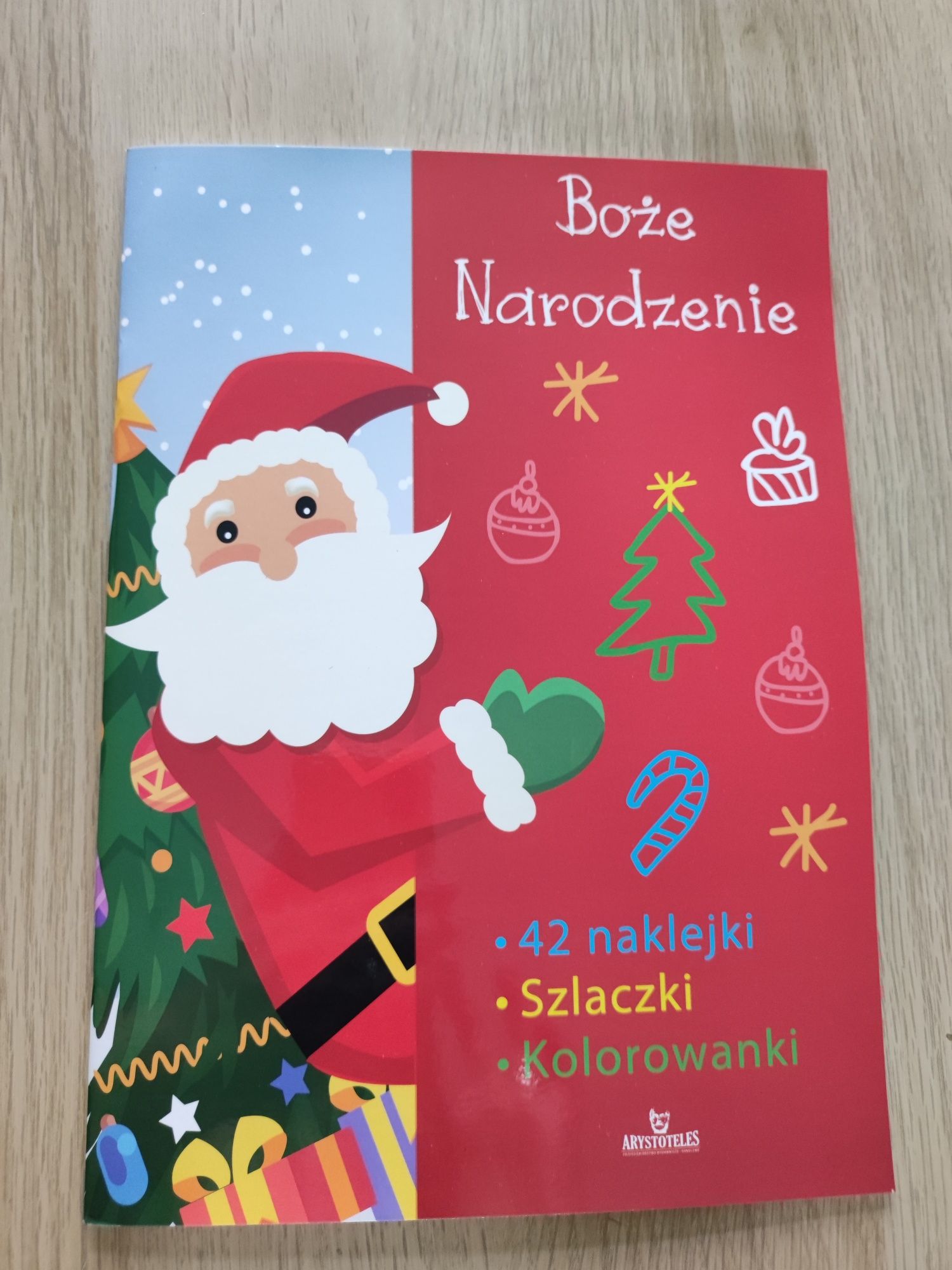 Kolorowanka z naklejkami Boże Narodzenie