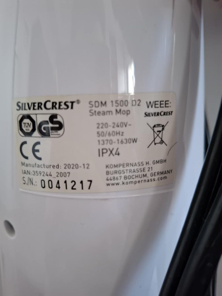 Mop parowy Silver crest