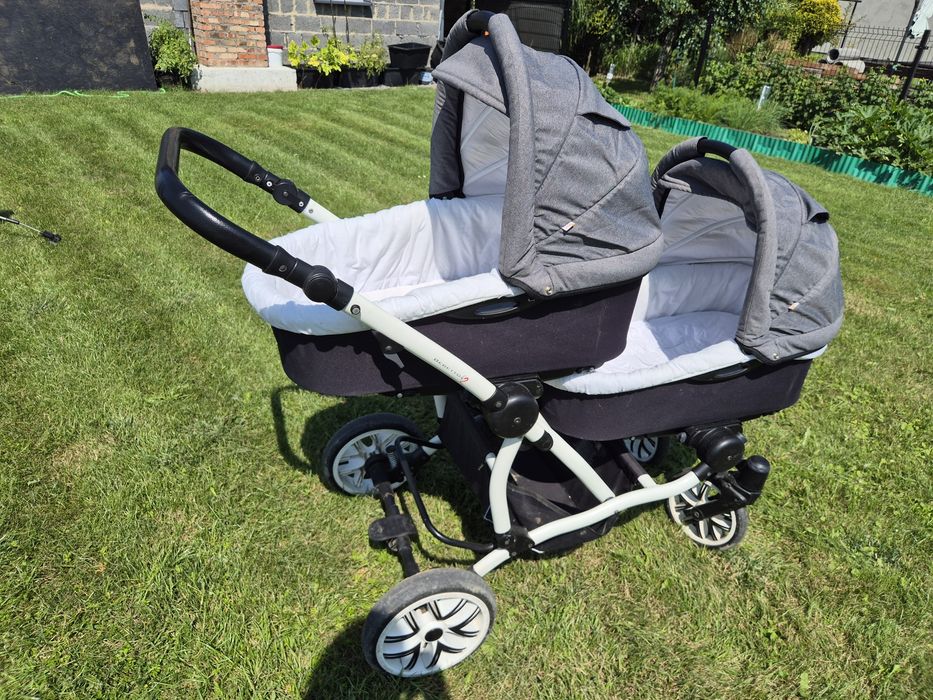 Bebetto 42 wózek rok po roku wózek bliźniaczy