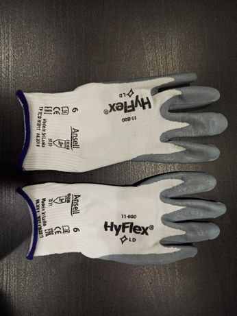 Rękawiczki robocze Ansell HyFlex 11-800 rozmiar 6, komplet pary!