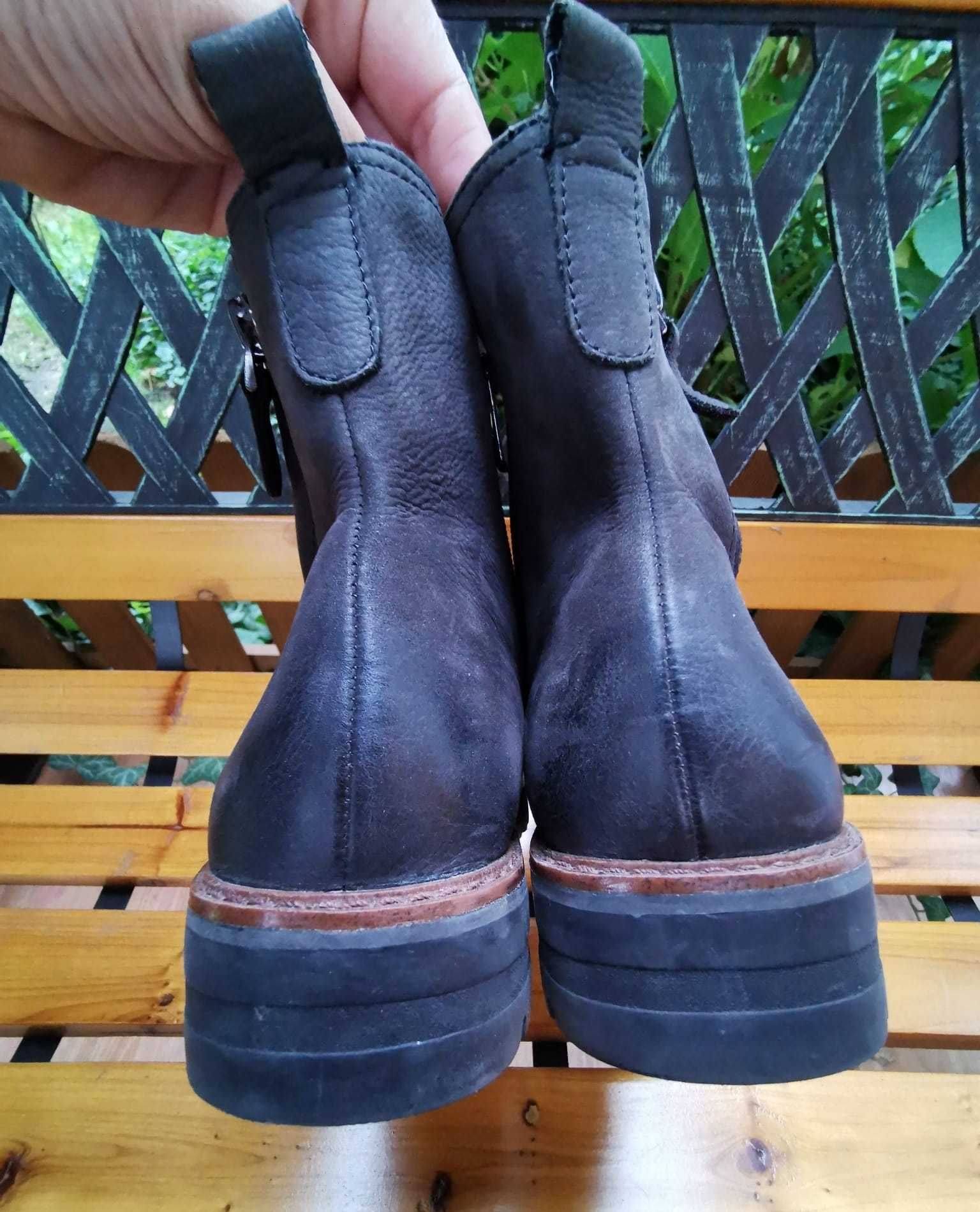 MARCO TOZZI Oryginalne buty włoskie Rozm.40 Skóra Naturalna JAK NOWE