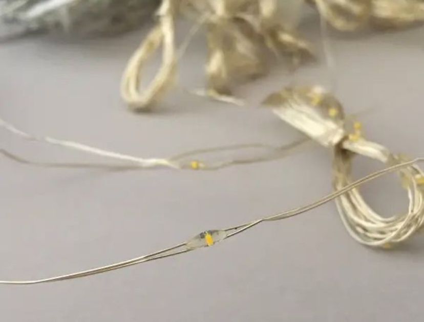 Біла гірлянда на штору від USB 3*2 м, Гірлянда-Штора з пультом