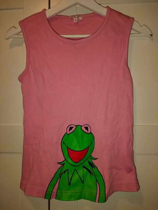 Podkoszulek żaba Kermit, muppet, Nice S-M