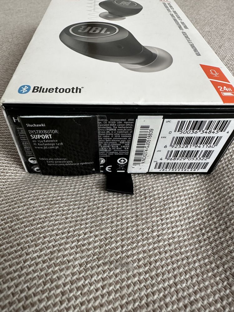 Nowe słuchawki JBL FREE bluetooth