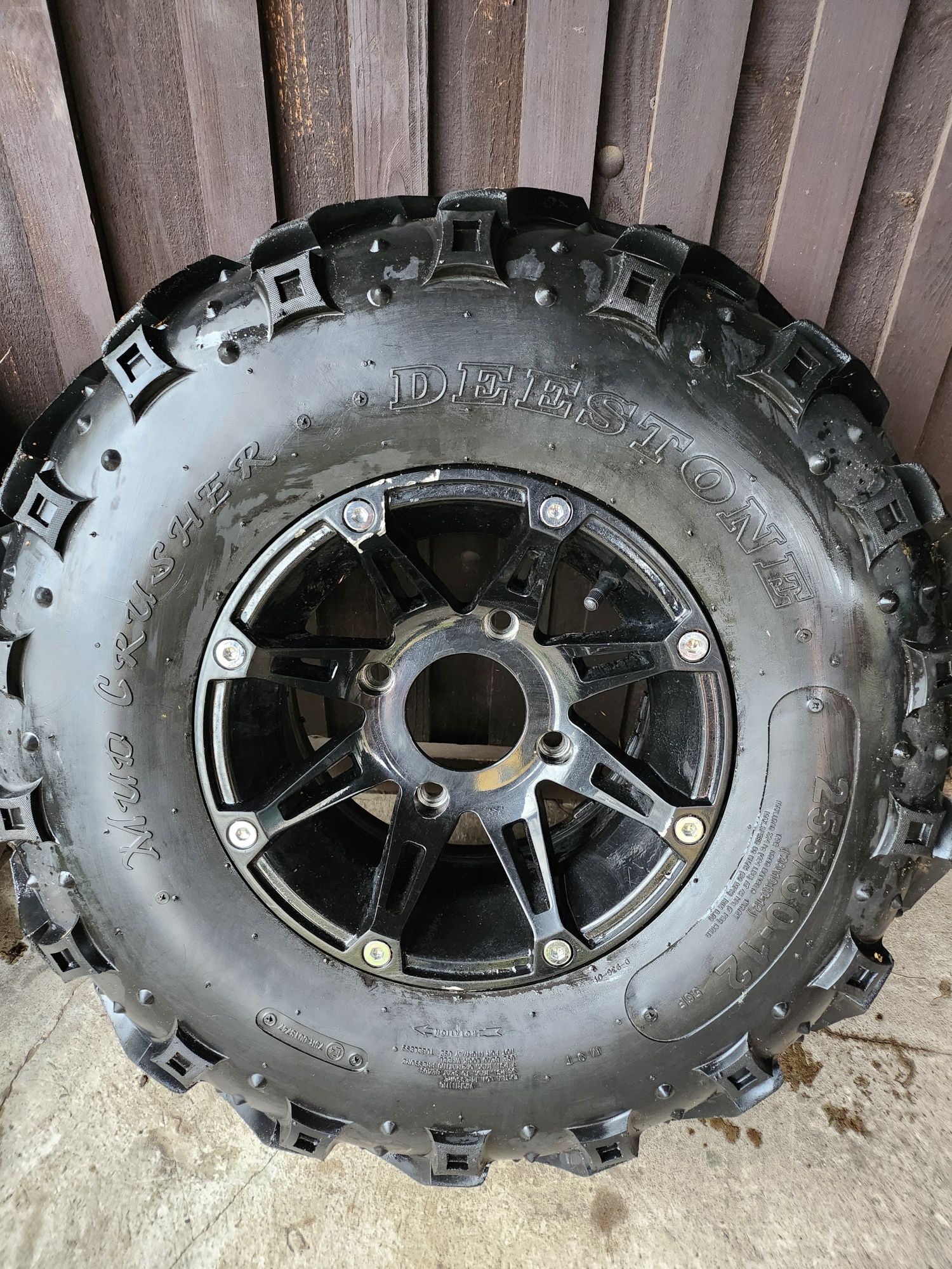 Can-am Quad Opony z felgami 12 4/136 opony destone felgi moose utilit