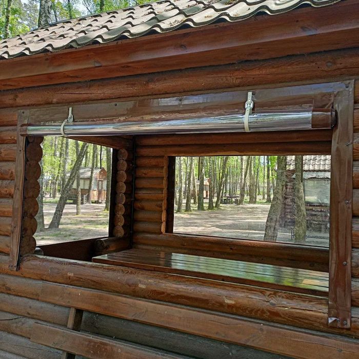 Вікна м'які-штори ПВХ для альтанки/тераси