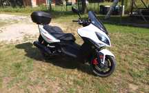 Skuter KYMCO XCITING 300R z 2017r  zadbany, przebieg 9450 km polecam