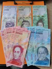 Bolivar Wenezuela 13 sztuk banknoty UNC