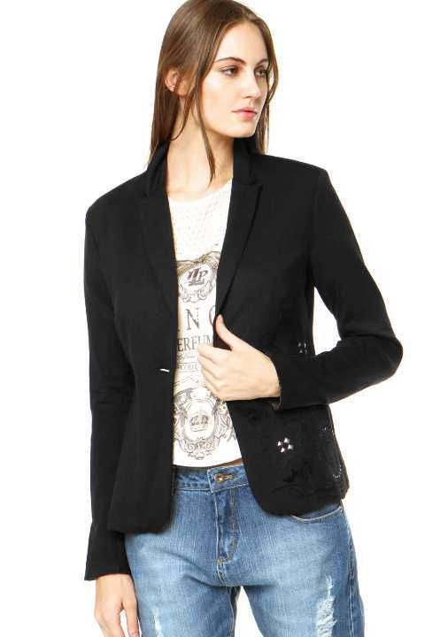 DESIGUAL_marynarka damska_blazer PRETO_rozmiar 42/44