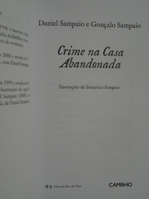 Crime na Casa Abandonada de Daniel Sampaio