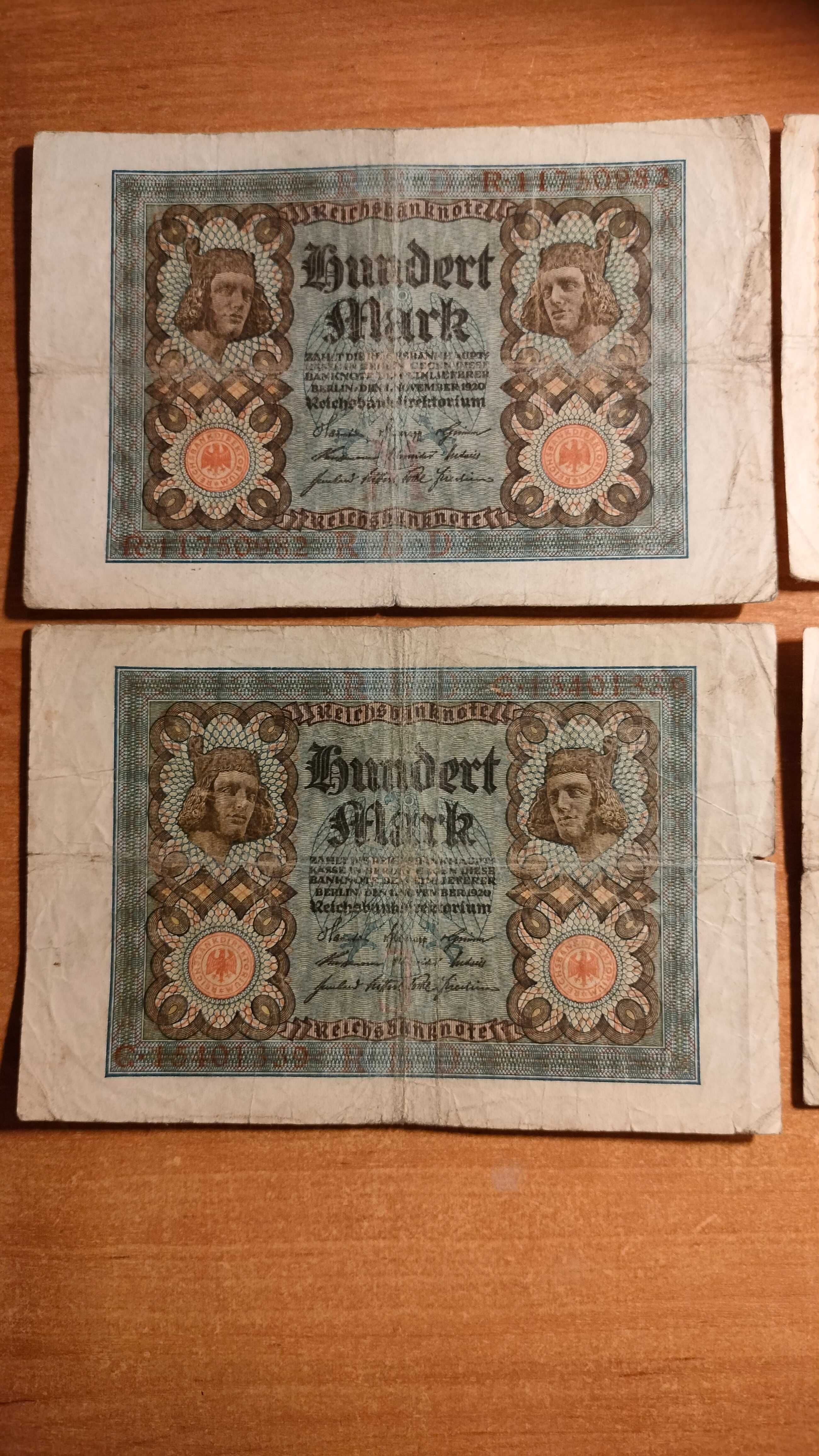 Stare banknoty  zestaw