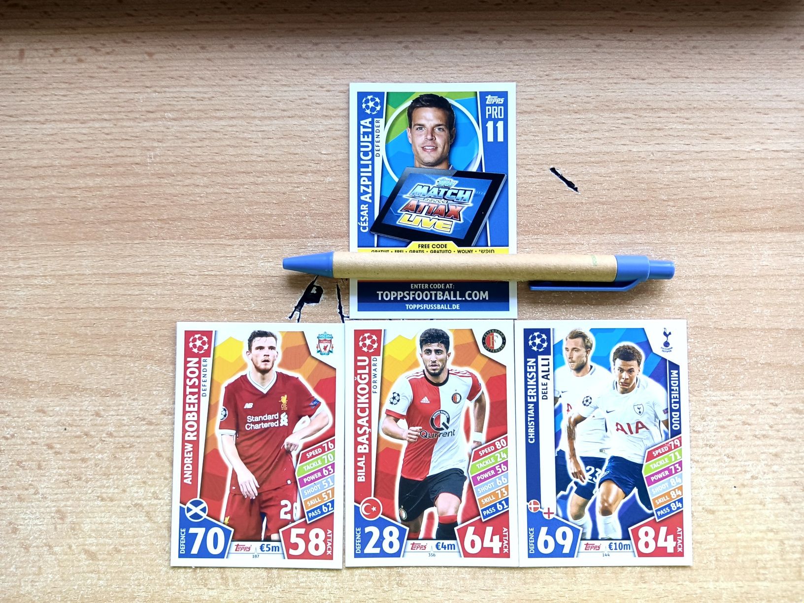 Karty match attax