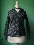 Gotycka koszula vintage lata 70 bawełniana elegant goth corpgoth