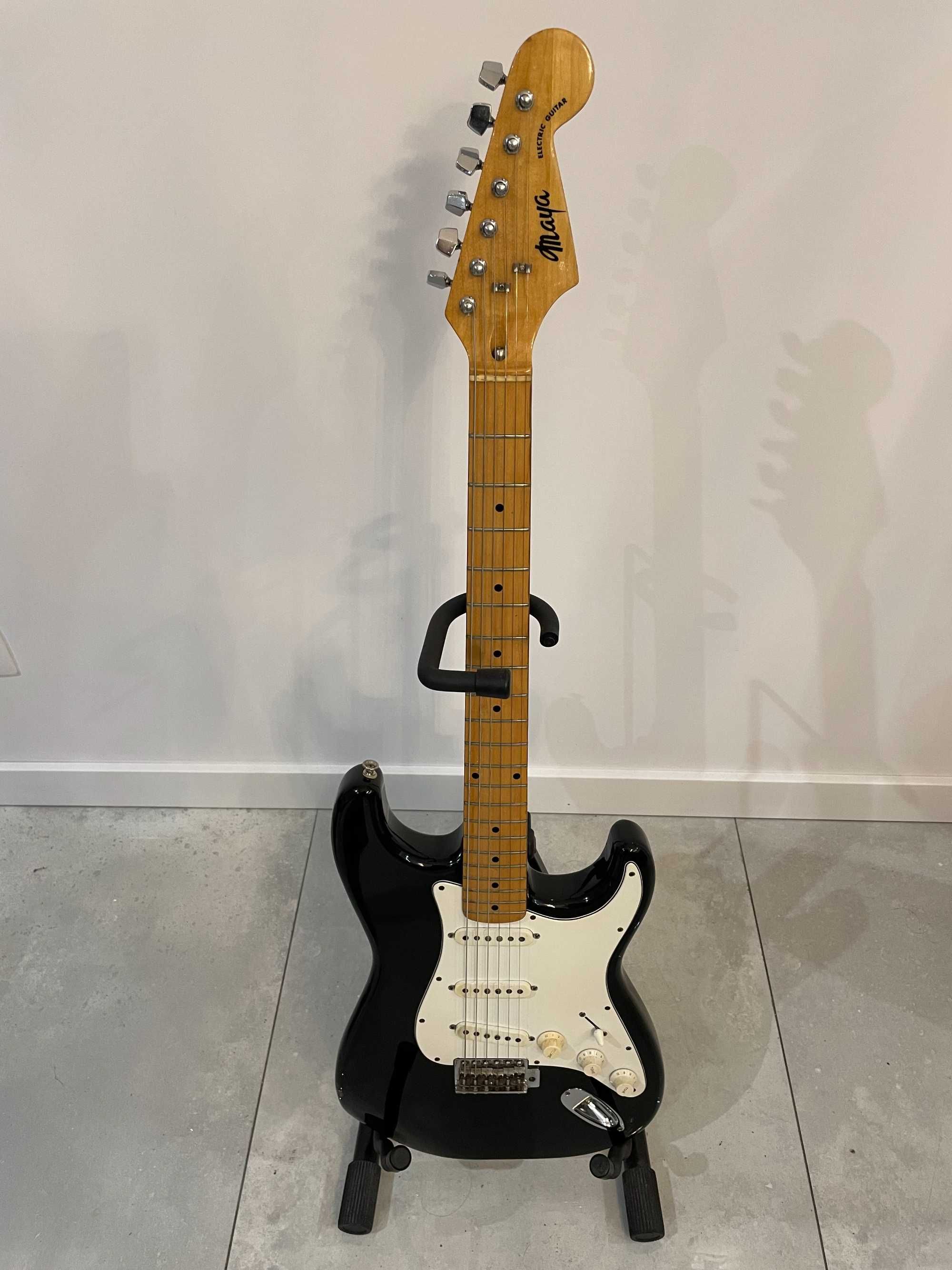 Gitara MAYA stratocaster - japonia ok. 1980r - próbki brzmienia