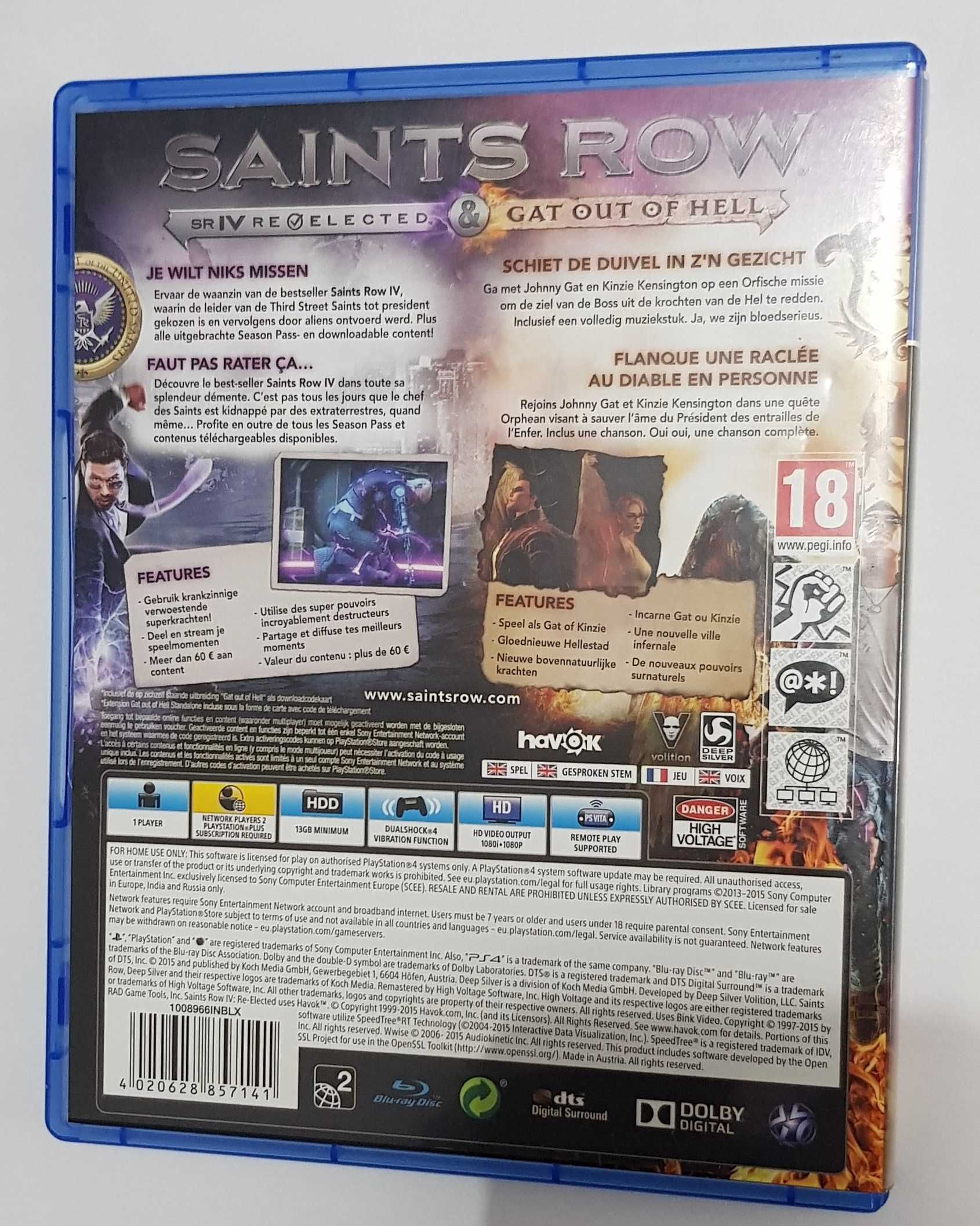 Saints Row IV - Jogo PS4