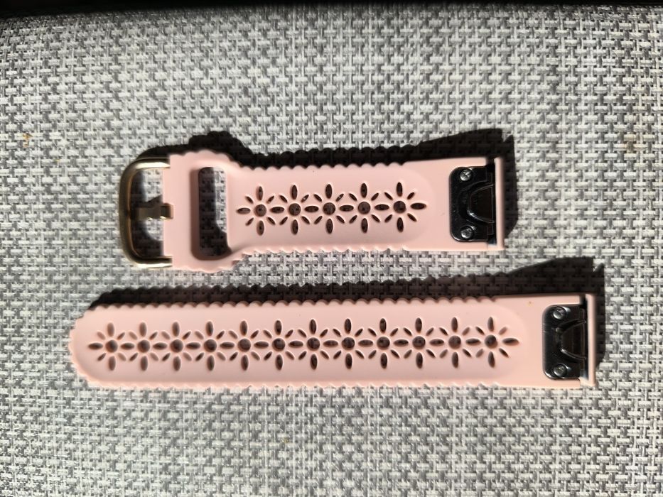 Pasek do garminana klips  różowy