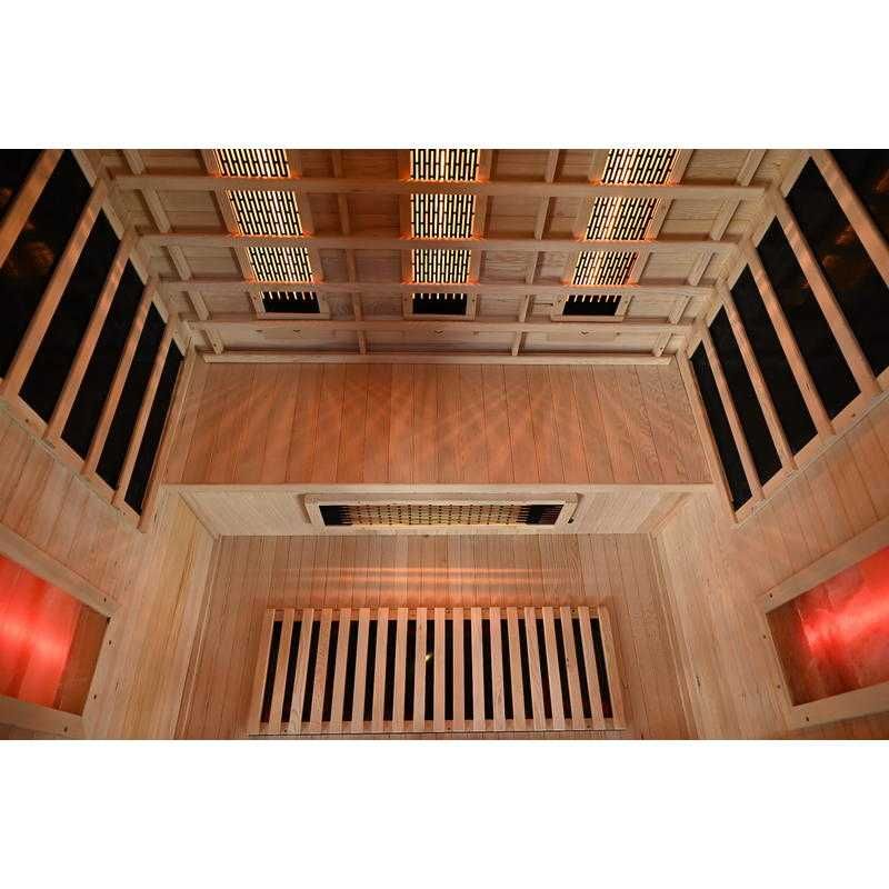 Sauna domowa sucha Infrared + panele solne GN-EA2R 120x105x200cm